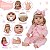 Boneca Reborn Bebê Loira Realista Com Pijama 13 Acessórios - Imagem 2