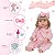 Boneca Reborn Bebê Loira Realista Com Pijama 13 Acessórios - Imagem 3