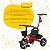Triciclo Infantil Com Empurrador Suporta 25kg Cor Vermelho - Imagem 2