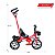 Triciclo Infantil Com Empurrador Suporta 25kg Cor Vermelho - Imagem 6