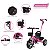 Triciclo Infantil Com Empurrador Rosa 7631 - Zippy Toys - Imagem 3