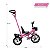 Triciclo Infantil Com Empurrador Rosa 7631 - Zippy Toys - Imagem 6