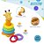 Girafa Colorida Educativa Para Bebê Mundo Mágico Homeplay - Imagem 3