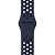 Pulseira Silicone Esportiva Para Apple Watch 38mm - Azul Marinho/Preto - Imagem 3