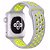 Pulseira Silicone Esportiva Para Apple Watch 42mm - Cinza/Amarelo - Imagem 3