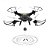 Drone HS110 FPV RC Câmera 720p HD Wi-fi 2.4 GHz Gyro RC Quadcopter Hold Headless - Imagem 2