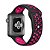 Pulseira Silicone Esportiva Para Apple Watch 42mm Preto/Rosa - Imagem 1