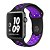 Pulseira Silicone Esportiva Para Apple Watch 38mm Preto/Roxo - Imagem 1