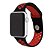 Pulseira Silicone Esportiva Para Apple Watch 38mm Preto/Vermelho - Imagem 1