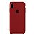 Capa Iphone XS Max Silicone Case Apple Vinho - Imagem 1