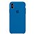 Capa Iphone X Silicone Case Apple Azul - Imagem 1