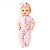 Boneca Tipo Bebê Reborn Babyzinha Com Cheirinho De Talco Com 5 Acessórios - Imagem 2