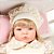 Boneca Bebe Reborn Balone Caqui Cegonha Reborn Dolls Mais 22 Acessórios 53cm - Imagem 5