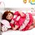 Boneca Bebe Reborn Eloise Maitê Vermelho Cegonha Reborn Dolls Mais 24 Acessórios 48cm - Imagem 4