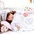 Boneca Bebe Reborn Eloise Nara Branco Cegonha Reborn Dolls Mais 24 Acessórios 48cm - Imagem 1