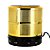 Mini Caixa De Som Portátil Dourada Bluetooth RAD-377Z - Inova - Imagem 4