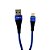 Cabo De Dados Reforçado USB De Iphone Tipo Lightning Azul CBO-8320 - Inova - Imagem 3