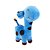 Brinquedo Infantil Girafa De Pelúcia Girafinha Azul - Imagem 1
