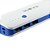 Power Bank Fonte de Alimentação Móvel 1000mAh Branco E Azul POW-1019 - Inova - Imagem 2