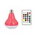 Lâmpada Decorativa Bluetooth Toca Música Com Luz LED RGB Colorido - Rosa - RAD-409Z - Inova - Imagem 1