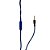 Fone De Ouvido Estéreo Intra-Auricular Listrado Azul e Preto FON-2114D - Inova - Imagem 3