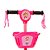 Brinquedo Infantil Patinete Scooter 3 Rodas Com Cesta Luz - Imagem 3