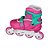 Patins Infantil para Meninas com Kit de Segurança Rosa - Imagem 6