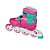 Patins Infantil para Meninas com Kit de Segurança Rosa - Imagem 7