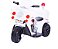 Mini Moto Triciclo Elétrico Infantil Police Branco - Unitoys - Imagem 1