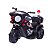 Mini Moto Triciclo Elétrico Infantil Police Preto - Unitoys - Imagem 1