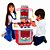 Brinquedo Infantil Cozinha 4.0 Pia Sai Água e Fogão BigStar - Imagem 1