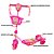 Patinete Infantil Belinda 3 Rodas Com Cesta Led E Som Rosa. - Imagem 2