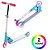 Patinete Infantil Azul e Rosa 2 Rodas Com Led BBR Toys B0004 - Imagem 1