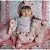 Boneca Bebê Reborn Real Brinquedo Menina Surpresa Rosa - Imagem 3