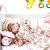 Boneca Bebe Reborn Encanto Floral Rosa Cegonha Reborn Dolls - Imagem 1