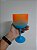 Taça Gin Bi-Color Laranja + Azul - Imagem 1
