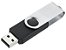 Pen Drive Multilaser  8gb USB 2.0 Twist preto - Imagem 1