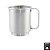 CANECA ALUMÍNIO 400 ML PRATA TARJA - Imagem 1