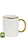 Caneca Alça Borda Dourada - Imagem 1