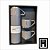 Garrafa Térmica Vacuum Flask  Set Cinza 500ml Com 3 Xícaras - Imagem 1
