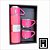 Garrafa Térmica Vacuum Flask Set Pink 500ml Com 3 Xícaras - Imagem 1