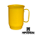Caneca Alumínio Amarela 500ml - Imagem 1