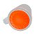 Caneca Chopp Vidro Jateada/Laranja - 460ml - Imagem 2