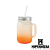Caneca Mason Jateado/Laranja - 430ml - Imagem 1