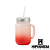 Caneca Mason Jateada/Vermelha - 430ml - Imagem 1