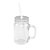 Caneca Mason Jar De Vidro Sublimação 430ml - Imagem 3