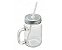 Caneca Mason Jar De Vidro Sublimação 430ml - Imagem 2