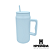 Caneca Térmica 1,5L Azul com Alça e Canudo - Imagem 1