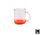 Caneca Chopp Vidro Cristal Vermelho - 325ml - Imagem 2
