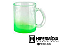 Caneca Chopp Vidro Cristal Verde - 325ml - Imagem 1
